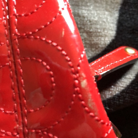 Coach red patent small purse - Picture 5 of 6